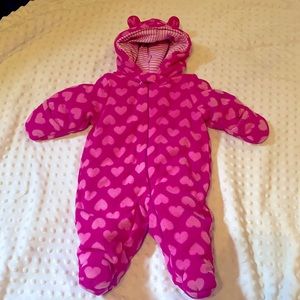 Baby fleece Bunting - Girl